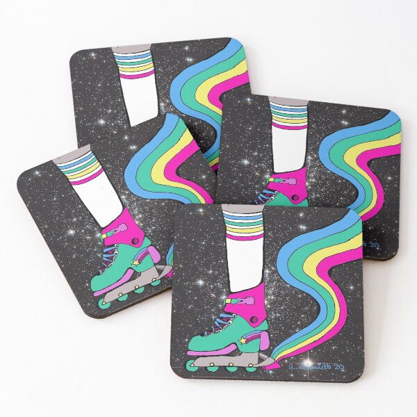 Item preview, Rainbow Pop Art Outer Space  designed and sold by Intergalactic Unicorn: Art by Anna Schmidt.