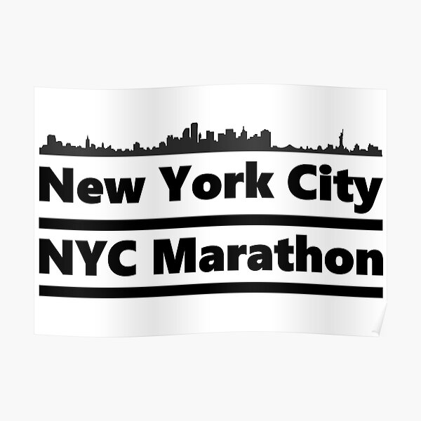 Nyc Marathon Posters Redbubble