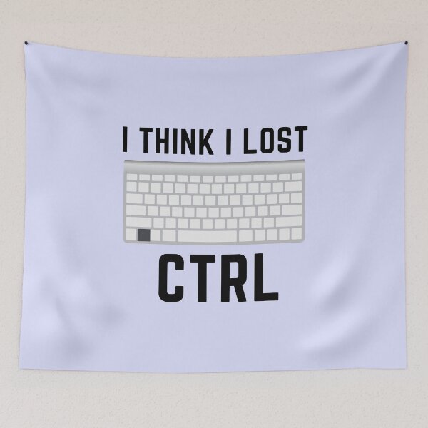 Item preview, I Think I Lost Control designed and sold by luchik-and-co.