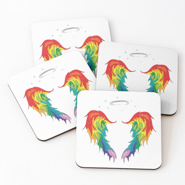 Item preview, Rainbow Angel Wings designed and sold by savanamms6.