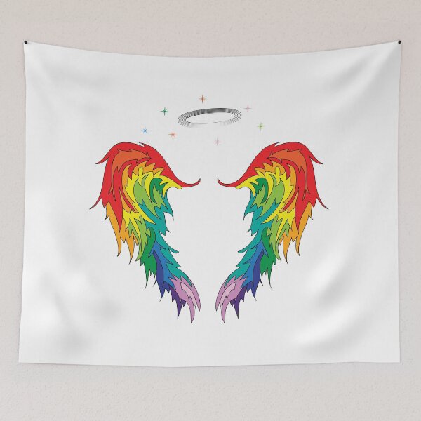 Item preview, Rainbow Angel Wings designed and sold by savanamms6.