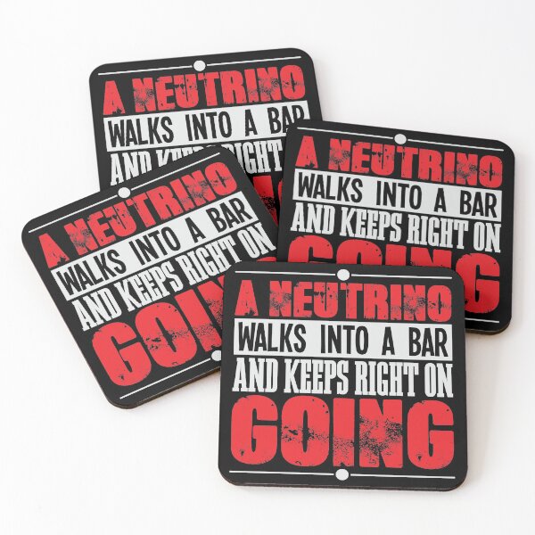 Item preview, Neutrino science joke shirt design Bar funny designed and sold by Grinover.