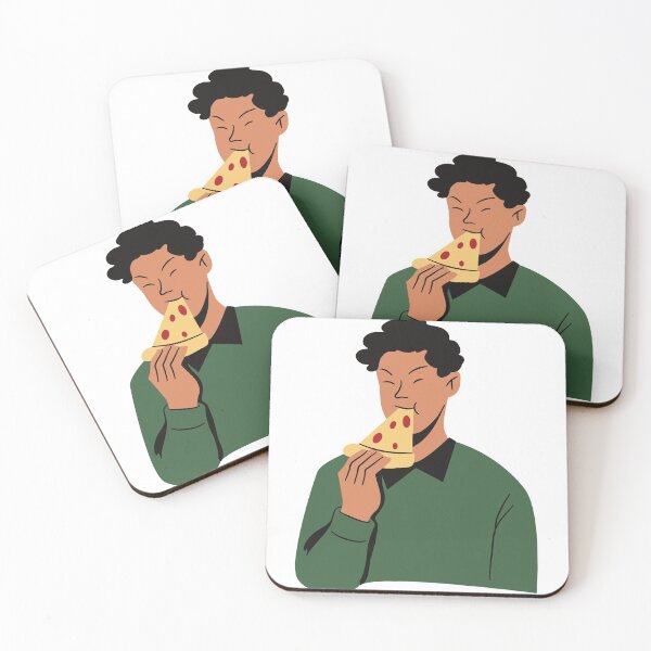 Item preview, Guy Eating Pizza designed and sold by bradengerbrandt.