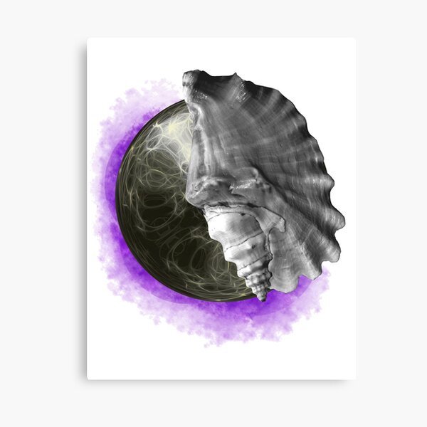 Purple Space Canvas Print