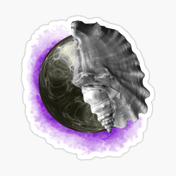 Purple Space Sticker
