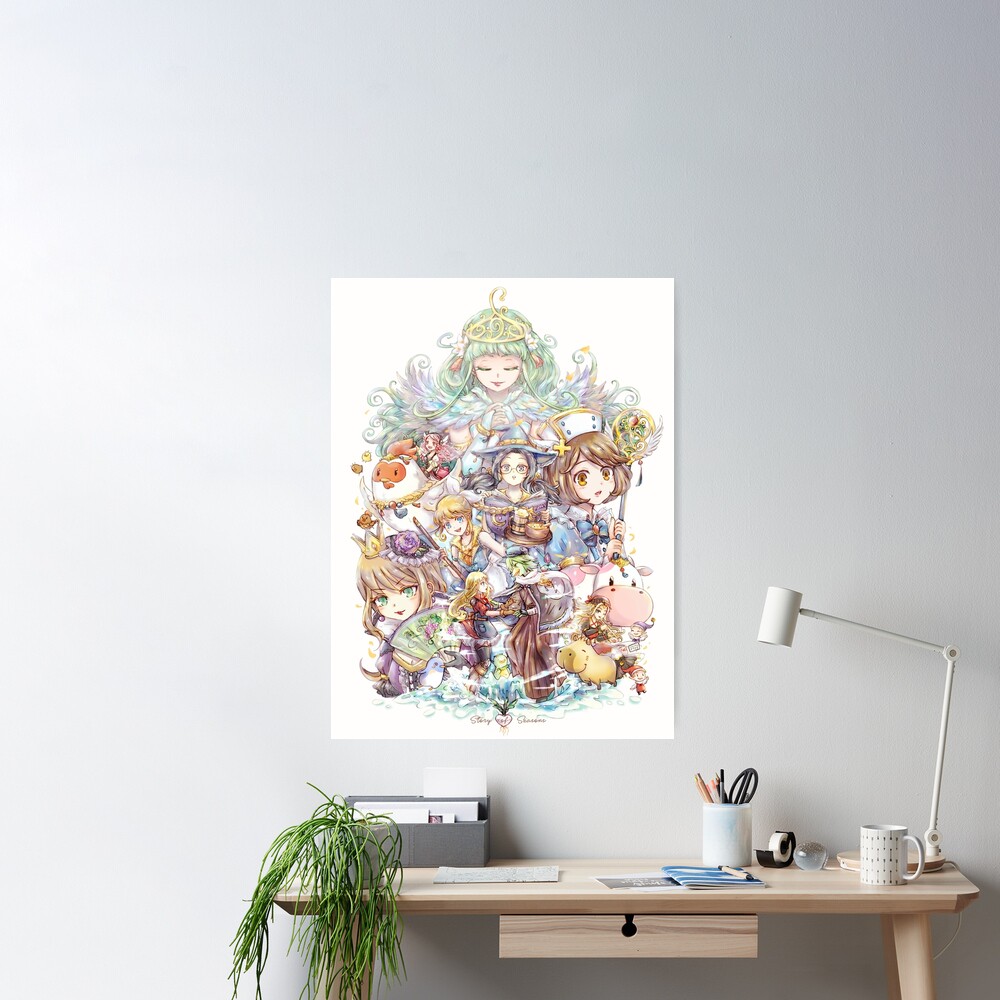 Fantasy Harvest Moon / Story of Seasons Friends of Mineral Town Poster