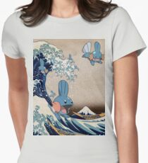 Mudkip Wave Women's Fitted T-Shirt