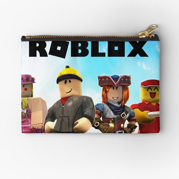 Roblox Zipper Pouches Redbubble - roblox toy and tube hero fans roblox