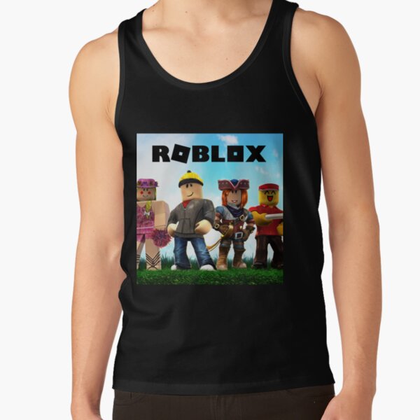 Roblox Tank Tops Redbubble - galaxy tank top with black and white roblox