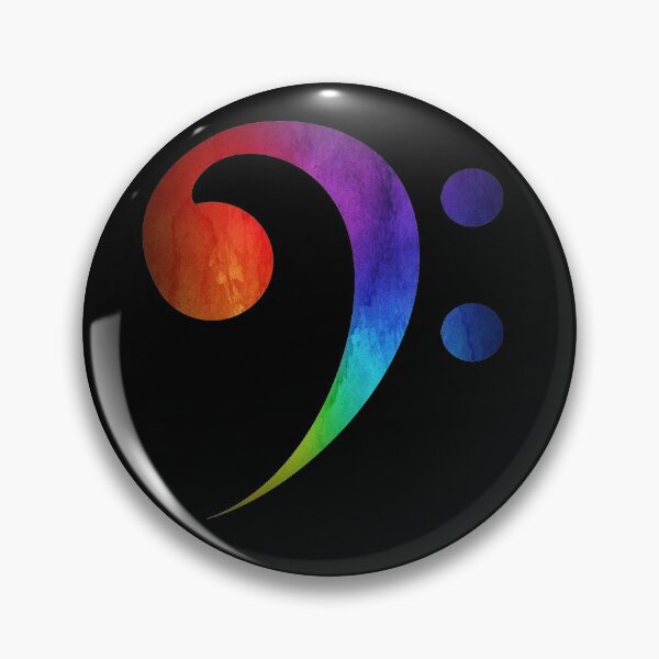 Item preview, Rainbow F-Clef designed and sold by Michael Schmidt.