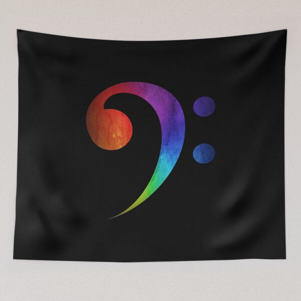 Item preview, Rainbow F-Clef designed and sold by Michael Schmidt.
