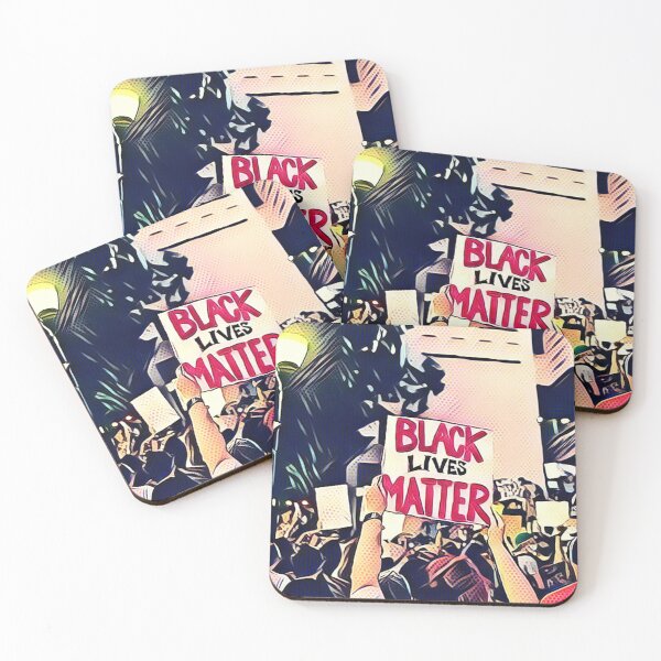 Item preview, Black Lives Matter - No Justice No Peace - BLM  designed and sold by Douis Med.
