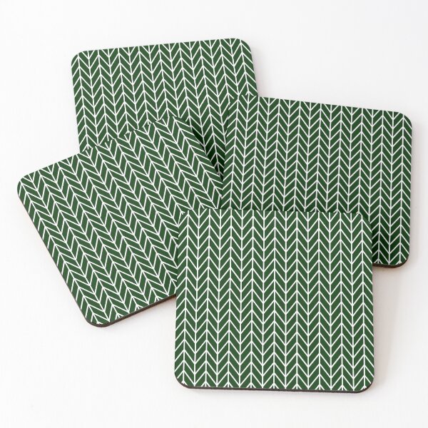 Item preview, Geometric Print- Green and White designed and sold by armaher7.