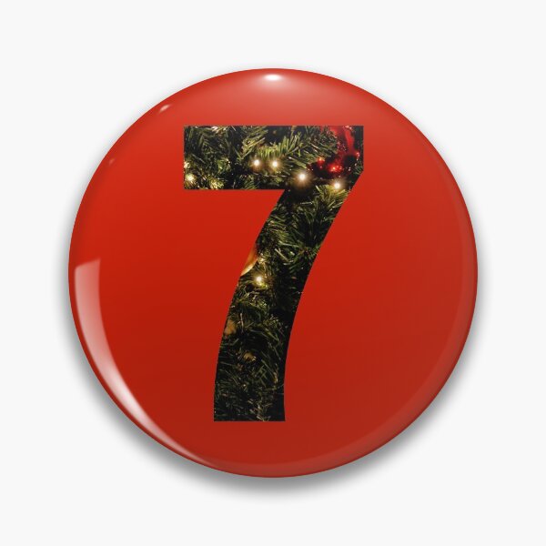 Artikelvorschau, Weihnachtsbaum Nummer 7 entworfen und verkauft von LiveAndGlow.