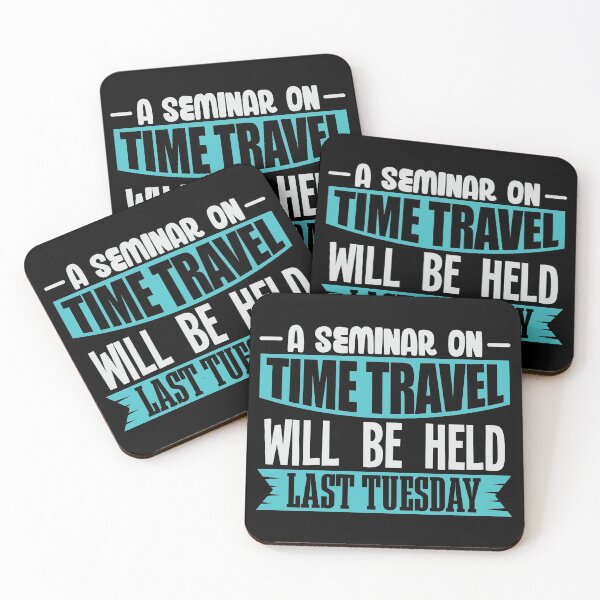 Item preview, Time travel seminar will be held last tuesday designed and sold by Grinover.