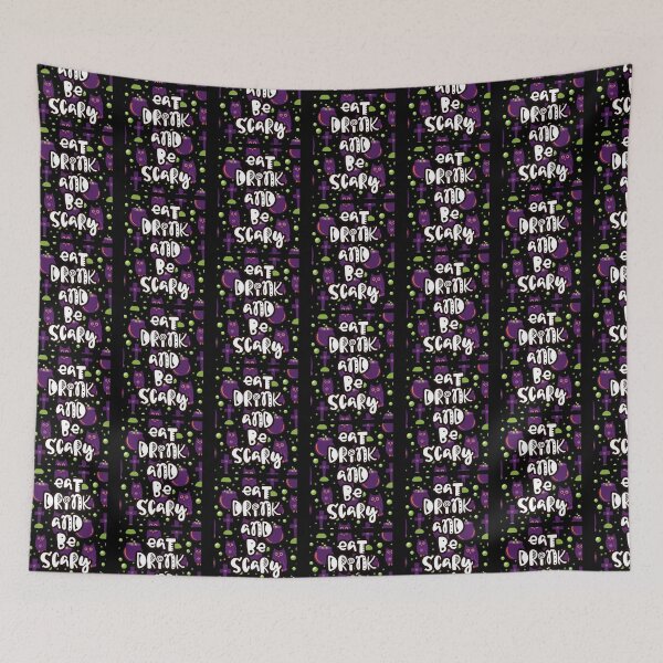 Item preview, Eat Drink and Be Scary designed and sold by ThePrintCrafty.