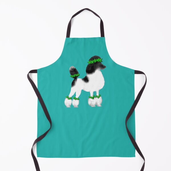 Item preview, Parti poodle in maple leaf designed and sold by ThePoodleandCo.
