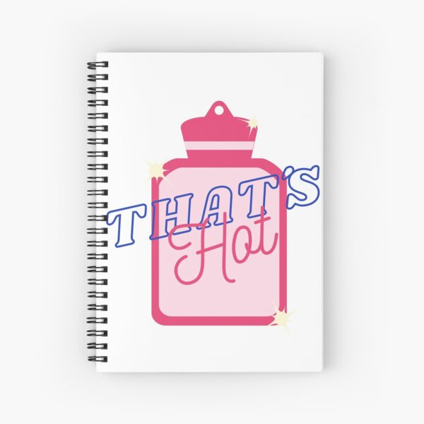 Hot-water bottle for hot ladies Spiral Notebook