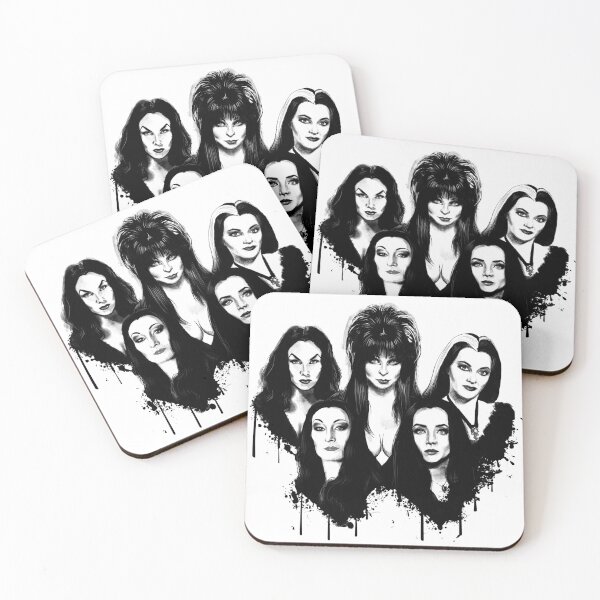 Item preview, Goth Queens - Elvira, Vampira, Lily, Morticia designed and sold by Otracreativa Prints.