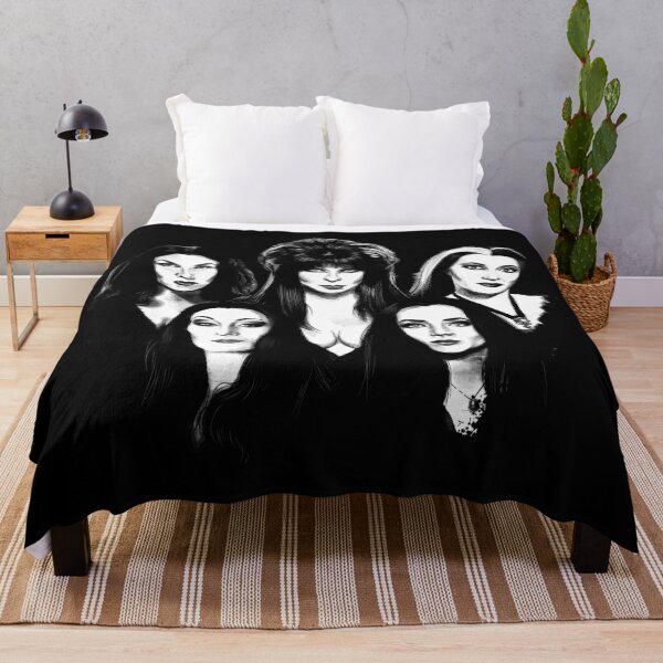 Item preview, Goth Queens - Elvira, Vampira, Lily, Morticia designed and sold by Otracreativa Prints.