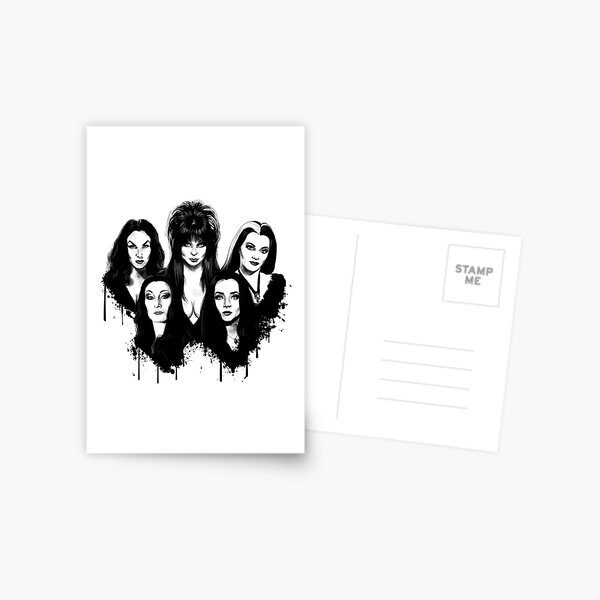Item preview, Goth Queens - Elvira, Vampira, Lily, Morticia designed and sold by Otracreativa Prints.