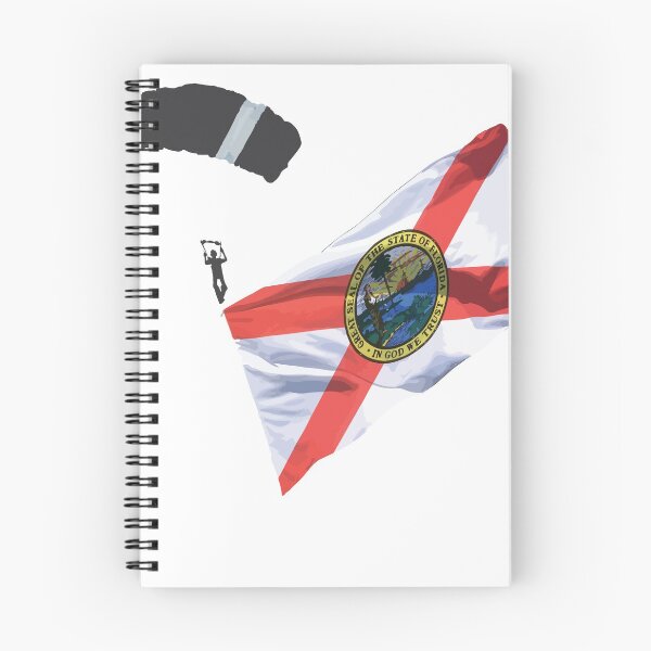Item preview, Skydive Demo Florida State Flag designed and sold by SkydiveApparel.