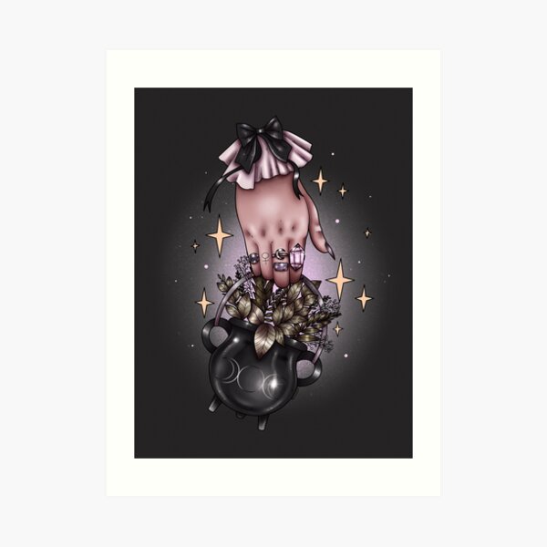 Cauldron Plants Art Print