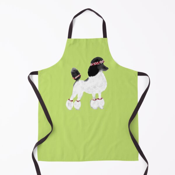Item preview, Parti Poodle in pretty flowers designed and sold by ThePoodleandCo.