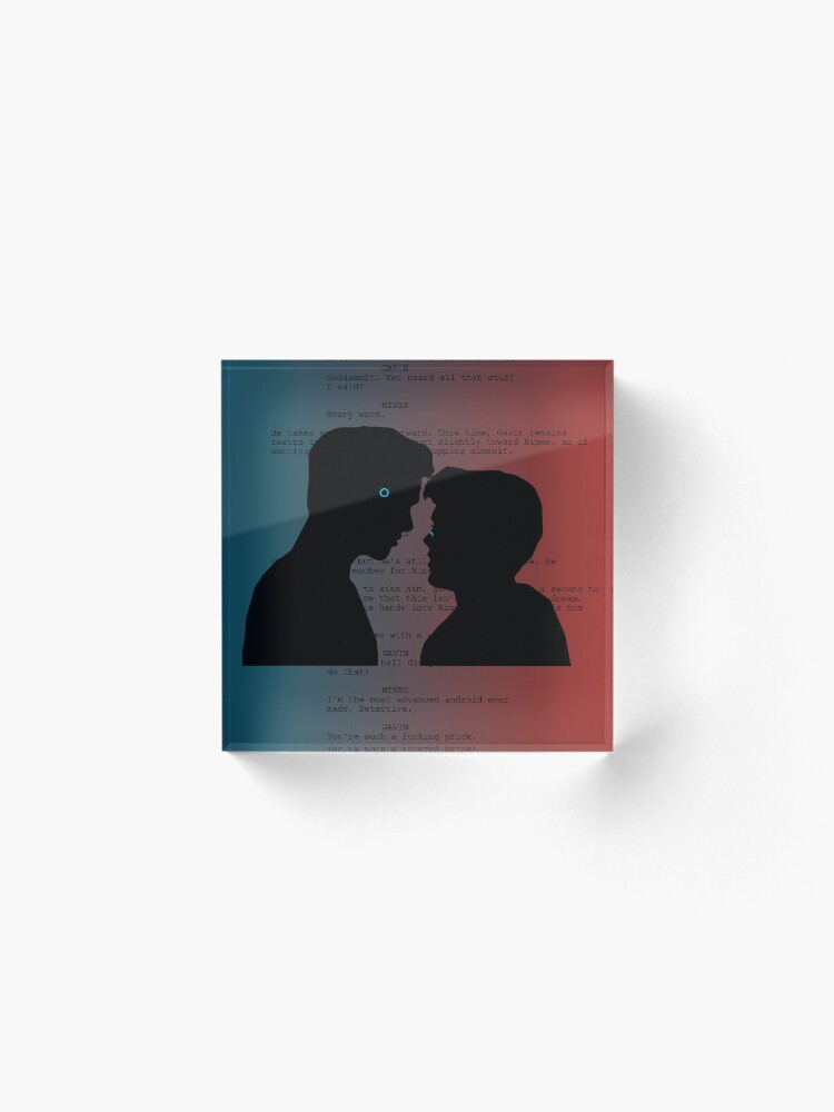 Alternate view of Reed900 Kiss Scene Script Acrylic Block