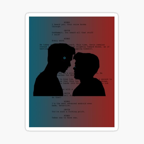 Reed900 Kiss Scene Script Sticker