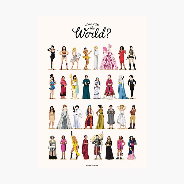 Item preview, Who Run The World? designed and sold by denamullins.