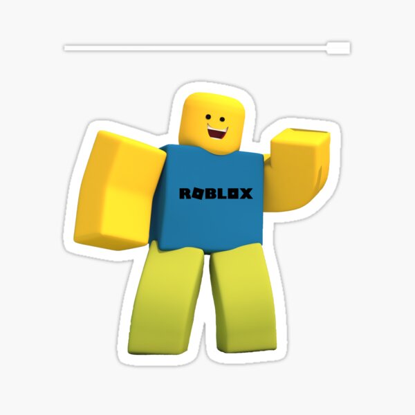 Roblox Stickers Redbubble - roblox character waving decals