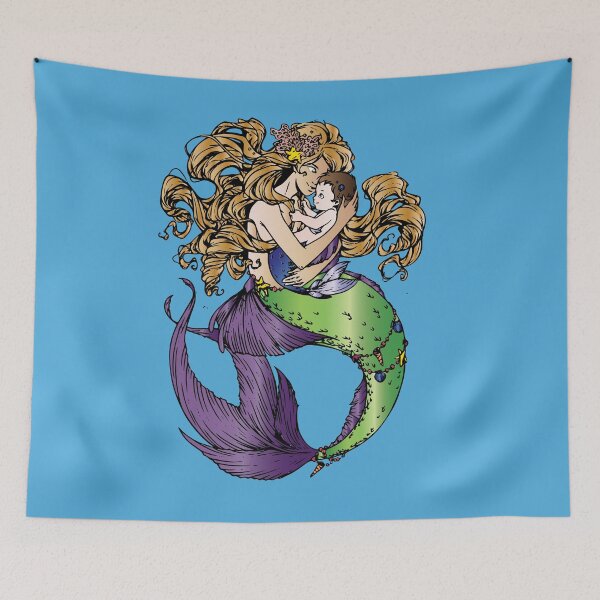 Item preview, Mother Mermaid designed and sold by AmazingArtMandi.