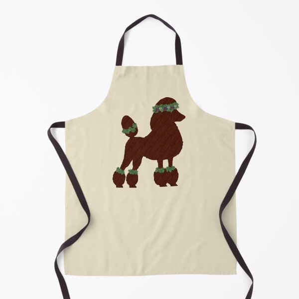 Item preview, Brown Poodle in Grapevine designed and sold by ThePoodleandCo.