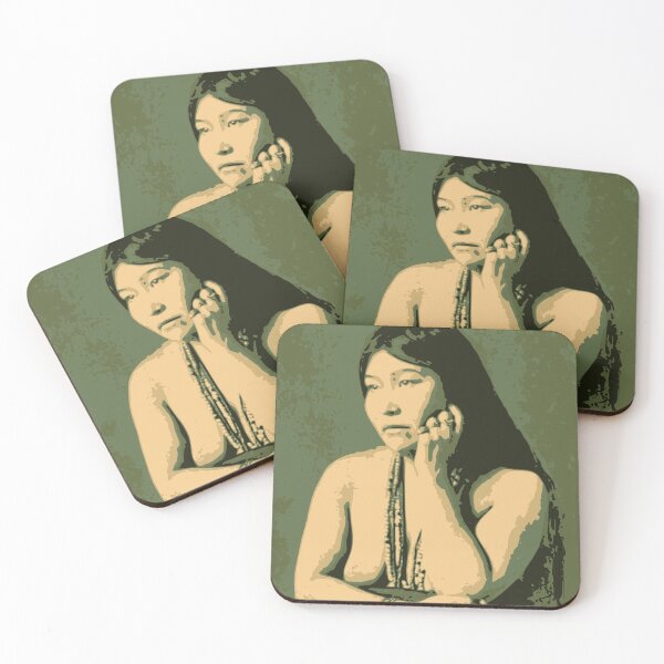 Item preview, Thoughtful Native Woman designed and sold by pereirashop.