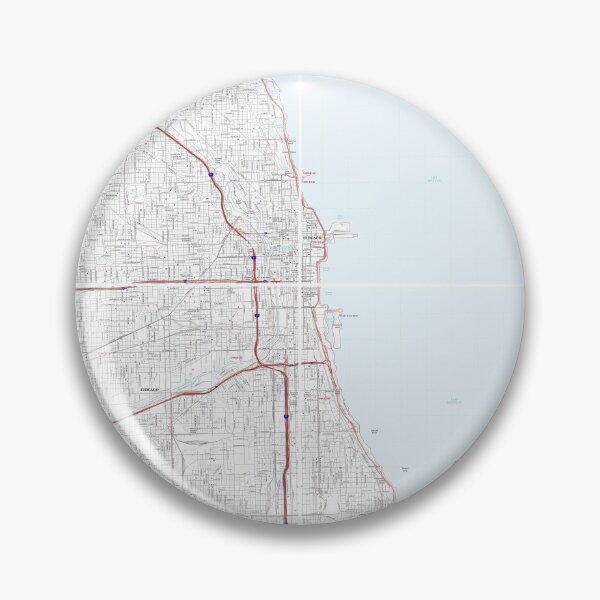 Item preview, Chicago IL, Quad Topographical Map Clean designed and sold by PGHPhotoCo.