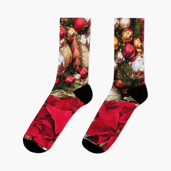 Item preview, Garland Poinsettias designed and sold by LibrosBOOKtique.