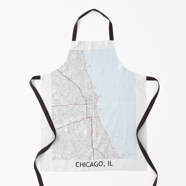 Item preview, Chicago IL, Quad Topographical Map Clean designed and sold by PGHPhotoCo.