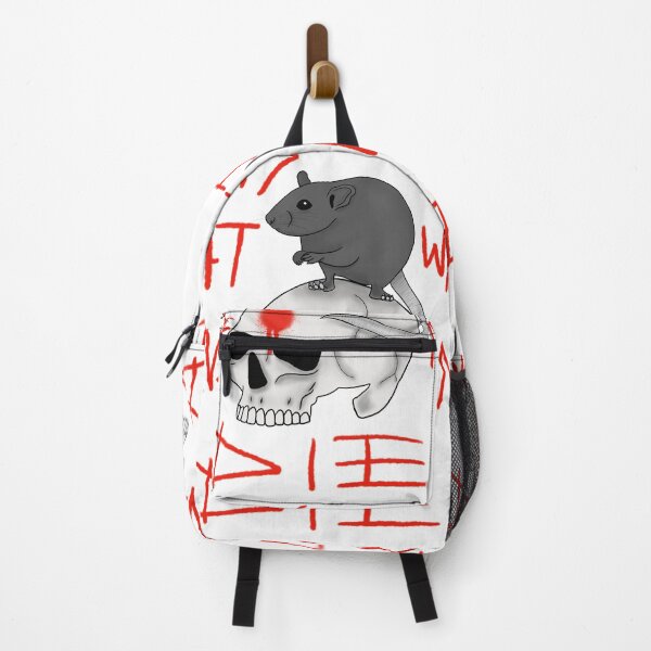 Item preview, Rats get fat while brave men die - white designed and sold by dquirke.