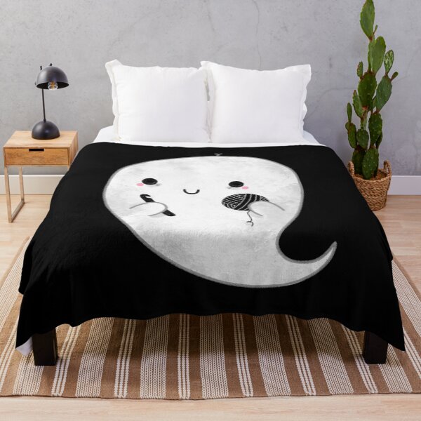 Item preview, Ganchillo Kawaii Fantasma designed and sold by hellohappy.