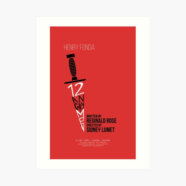 12 Angry Men Art Print
