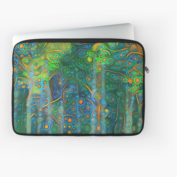 Forest abstract digital painting Laptop Sleeve
