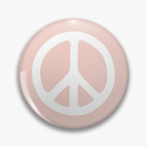 Item preview, Signo de la paz blanco dibujado a mano designed and sold by PixelProtest.