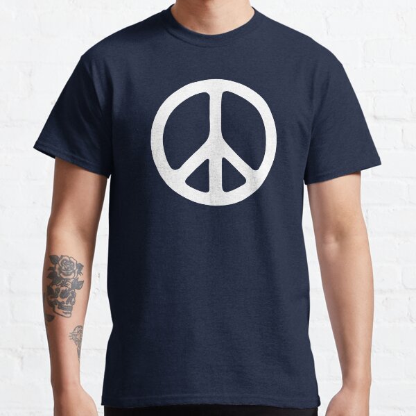 Item preview, Hand Drawn White Peace Sign designed and sold by PixelProtest.