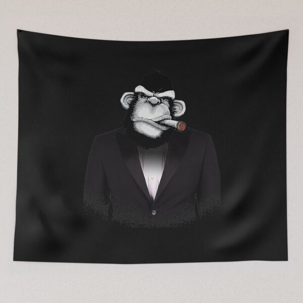 Item preview, Monkey business monkey in a suit designed and sold by xlshirt.