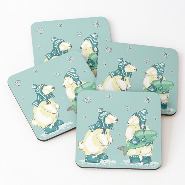 Item preview, Ice bears fishing  designed and sold by Graphix-Space.
