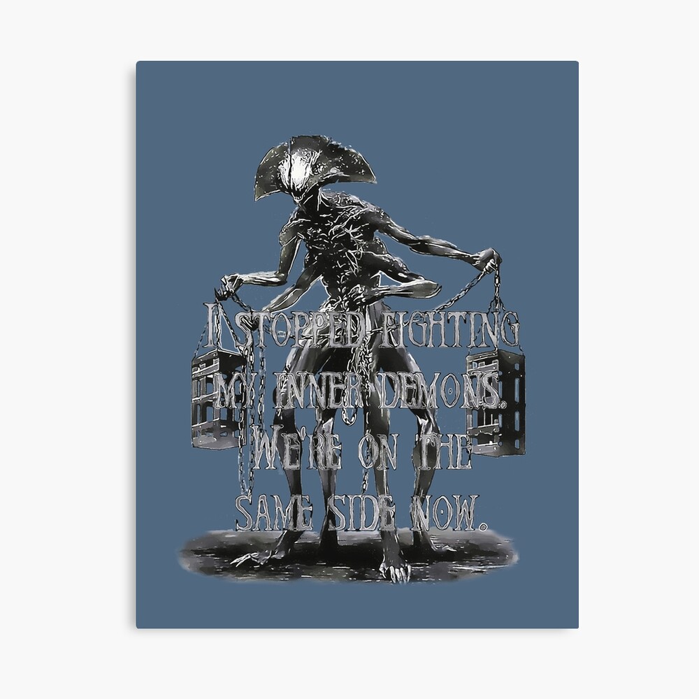 Impression Photo Demoniaque Abomination Citation Sur Les Demons Interieurs Par Piciareiss Redbubble