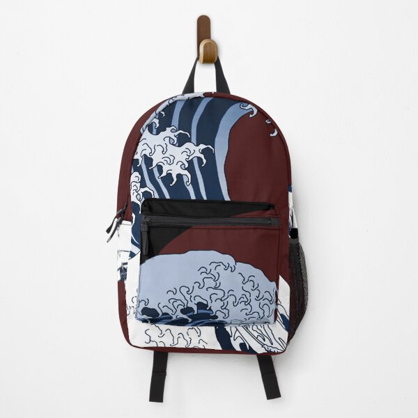 Item preview, Great Wave Japan red designed and sold by EGIT.