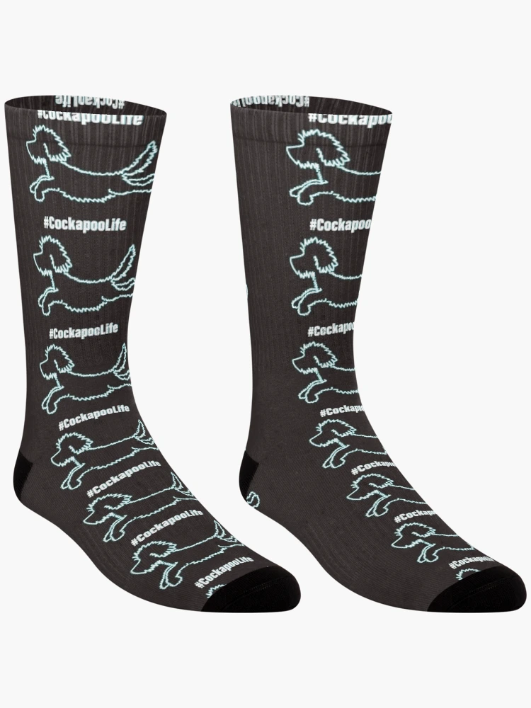 Thumbnail 3 of 5, Socks, #CockapooLife designed and sold by MuTaBu.