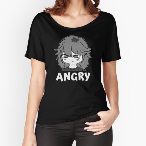 Funny Anime Manga Angry Pout Face Little Girl Cute Meme - Memetshirt - Pin